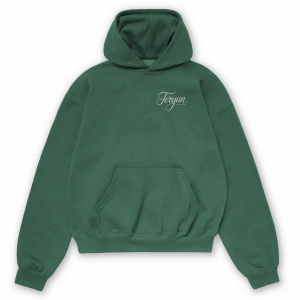 Hoodie "The Poet of Dreams" Green